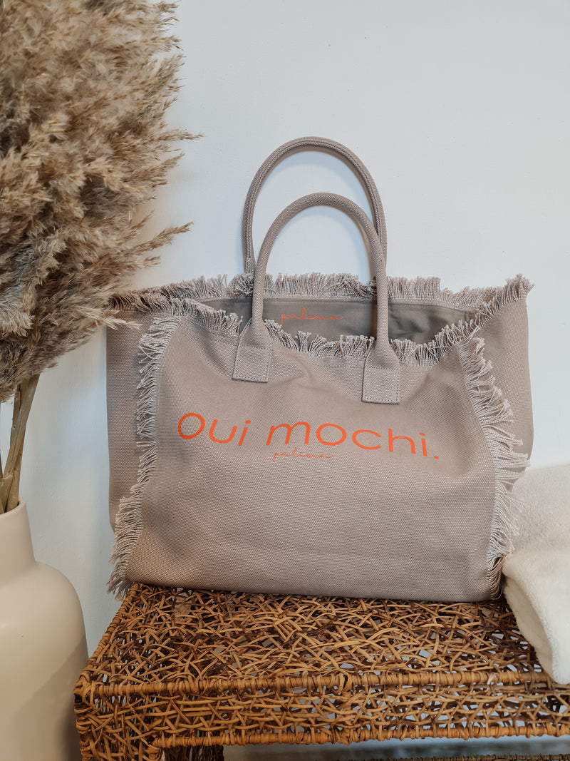 CANVAS SHOPPER MAXI *oui mochi* TAUPE