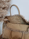 CANVAS SHOPPER MAXI *belle âme* TOFFEE