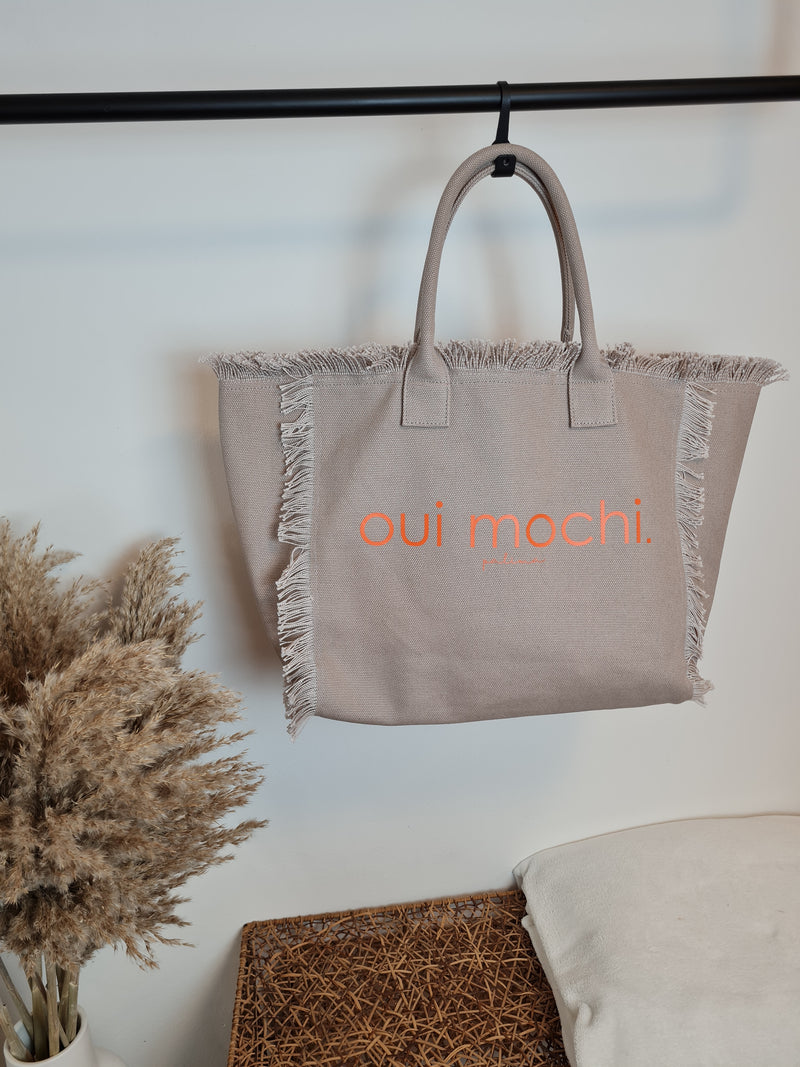 CANVAS SHOPPER MAXI *oui mochi* TAUPE