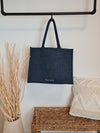 JUTE SHOPPER MAXI *BLUE BLOSSOM*