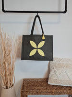 JUTE SHOPPER MAXI *YELLOW BLOSSOM*