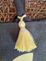 JUTE SHOPPER MAXI *YELLOW BLOSSOM*