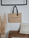 JUTE SHOPPER MAXI *SAID TO LAURENT*