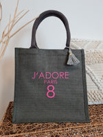 JUTE SHOPPER MIDI *J'ADORE*