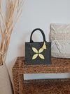 JUTE SHOPPER MINI *YELLOW BLOSSOM*