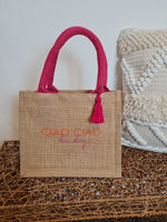 JUTE SHOPPER MINI *CIAOCIAO BABY*