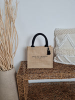 JUTE SHOPPER MINI *SAID TO LAURENT*