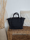 CANVAS SHOPPER MINI *MADAME CHLOÉ* BLACK