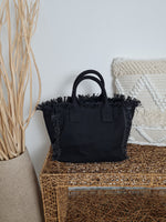 CANVAS SHOPPER MINI *MADAME CHLOÉ* BLACK