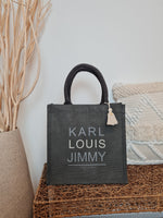 JUTE SHOPPER MIDI *KARL LOUIS JIMMY*